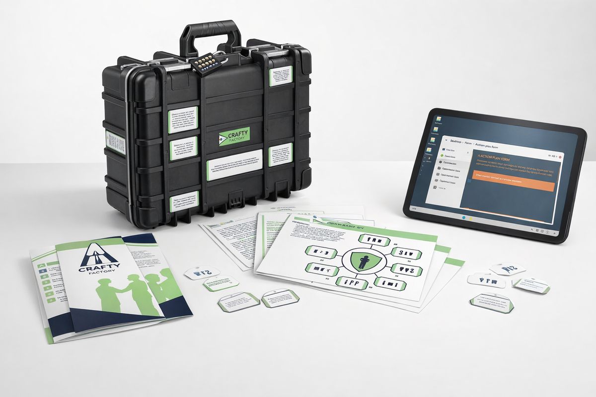 Kit escape game hybride sur mesure Bouygues Construction - serious game personnalisé déployé dans 10 pays